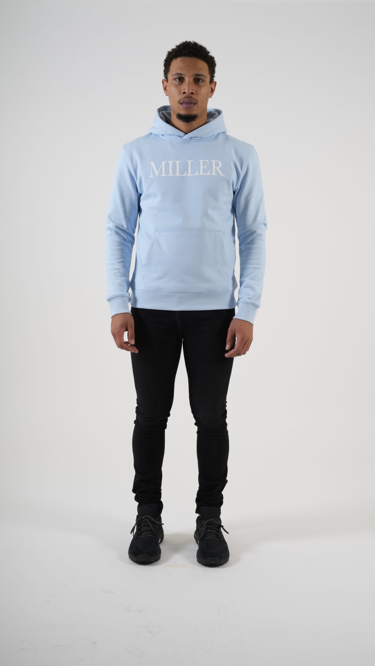 MILLER Blue Slim Fit Hoodie