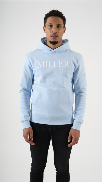 MILLER Blue Slim Fit Hoodie