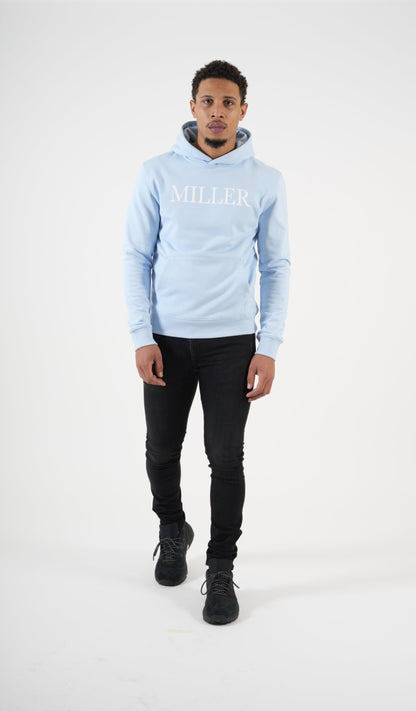 MILLER Blue Slim Fit Hoodie