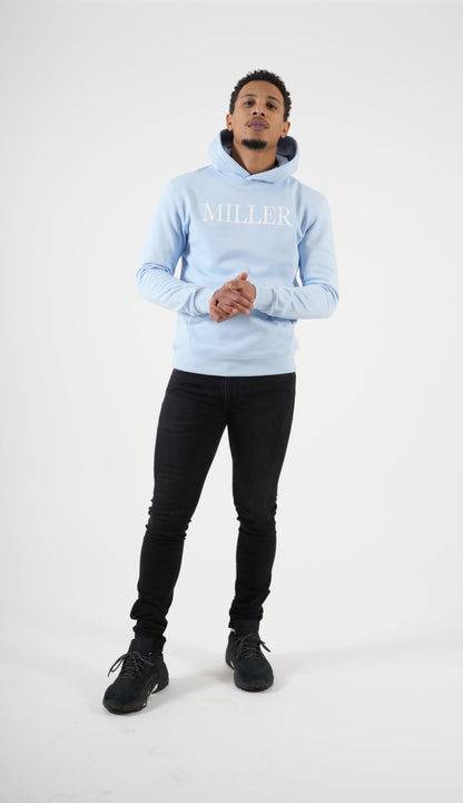 MILLER Blue Slim Fit Hoodie