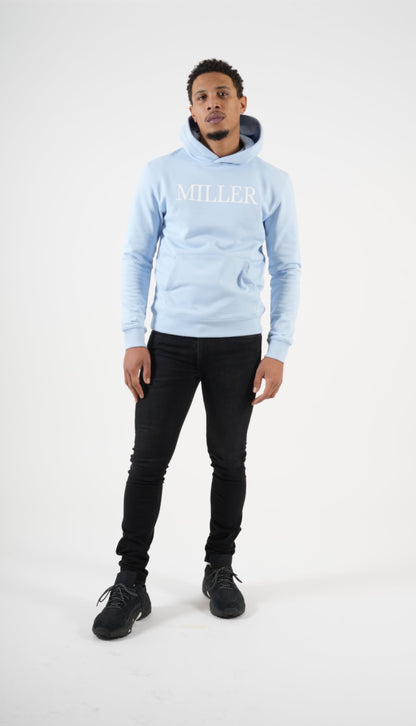 MILLER Blue Slim Fit Hoodie